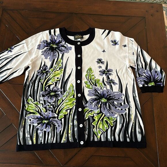 Bob Mackie wearable art carding - size large - Picture 3 of 9